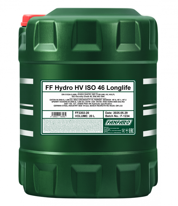 FANFARO Hydro HV ISO 46 Longlife, 20L