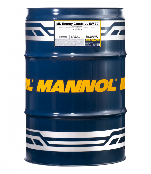 MANNOL moottoriöljy Energy Combi LL 5W-30 60 L
