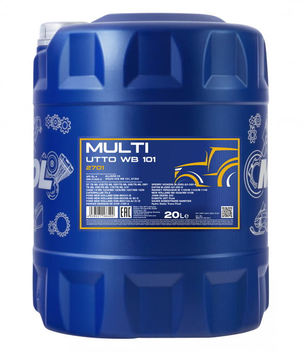 MANNOL traktoriöljy Multi Utto WB 101 API GL 4 20 l