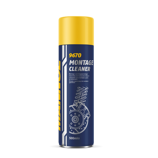 MANNOL puhdistusaine metalliosille Montage-Cleaner, 500 ml (Brake Cleaner)