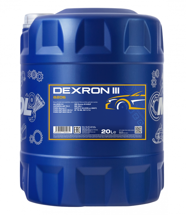 MANNOL vaihteistoöljy Automatic Plus ATF Dexron III 20 l