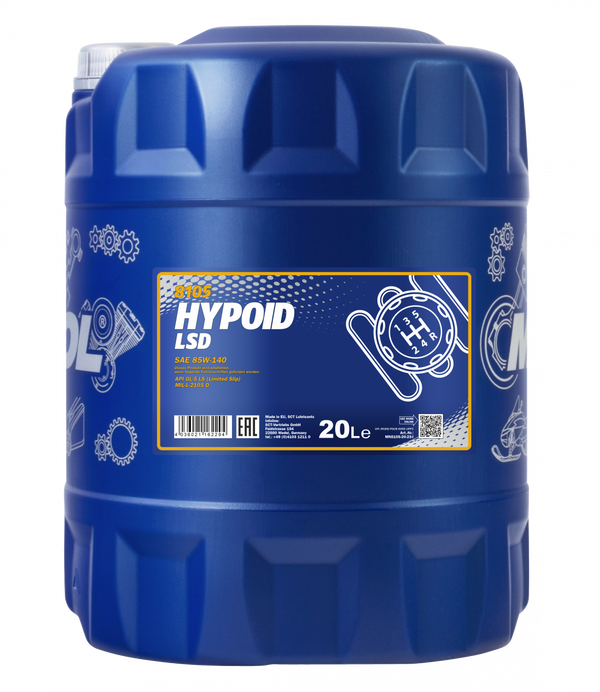 MANNOL vaihteistoöljy Hypoid LSD 85W-140 GL-5 8105 20 l