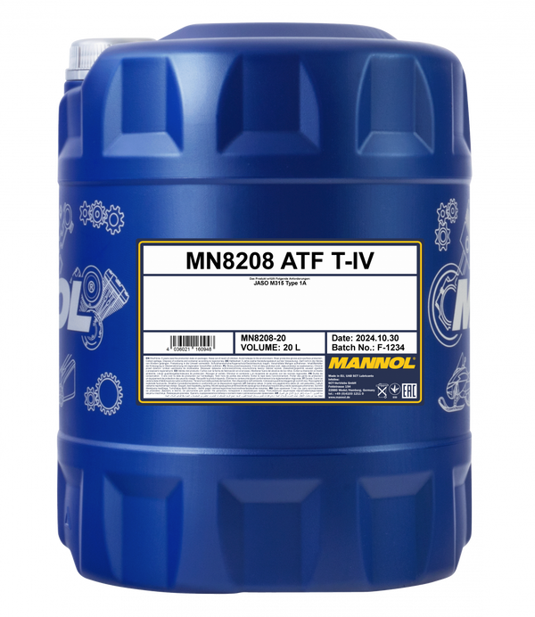 MANNOL vaihteistoöljy ATF T-IV 20 l